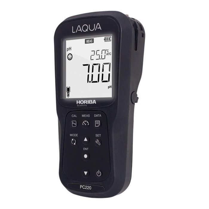 laqua pc220 multi-parameter handheld meter: ph, orp, conductivity