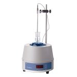 Digital heating mantle HMC – front view with temperature display